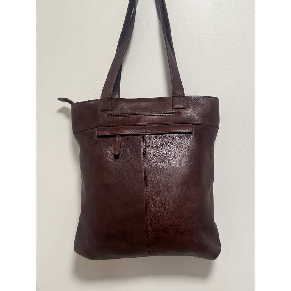 Latico Larkspur Brown Leather Tote Bag - Picture 4 of 13